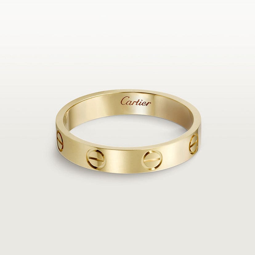 18K Love Wedding 4mm Ring