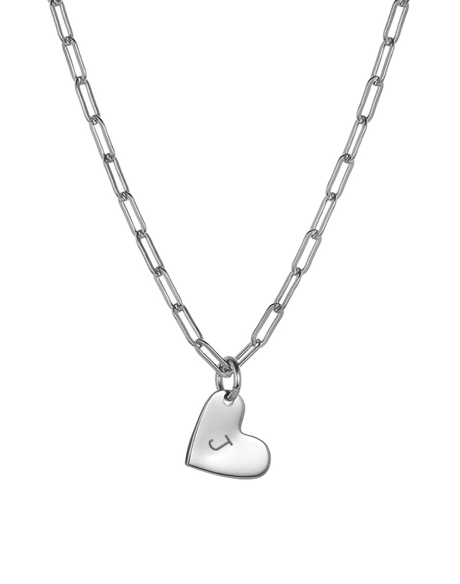 Initial Heart Necklace