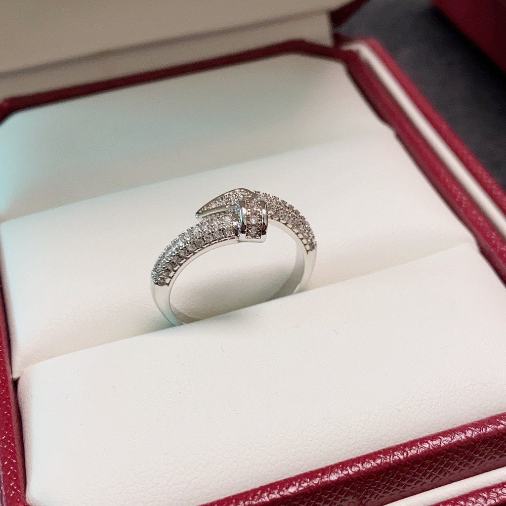 18K Juste Un Clou Diamonds Ring